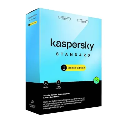 Kaspersky Standard 1 A&ntilde;o 3 Dispositivos Mobile Edition
