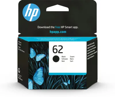 HP 62 Cartucho Negro