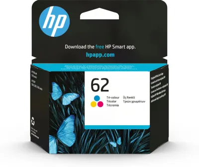 HP 62 Cartucho Tricolor