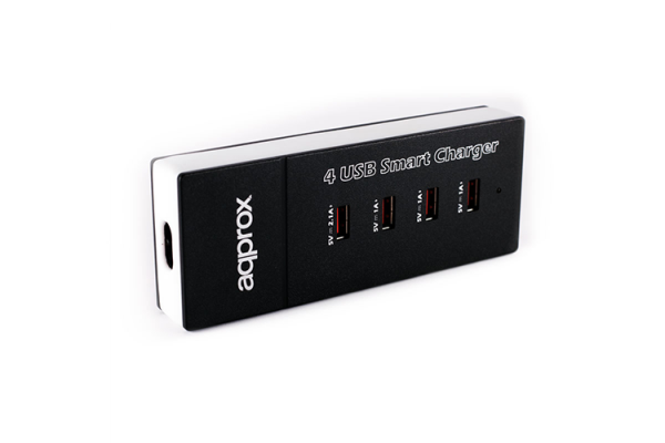 Cargador para red doméstica 4 Puertos USB 5V
