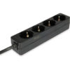 Equip Regleta 4 Tomas Shucko Toma IEC