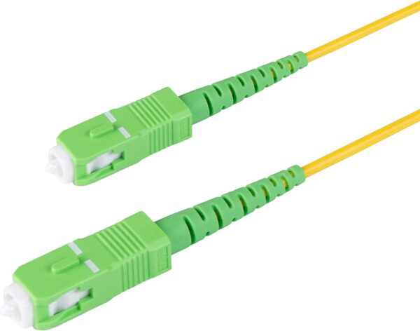 Cable de conexión de fibra de un solo modo SC/APC a SC/APC 20m