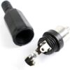 RCA Conector Macho Plástico Color Negro - Imagen 2